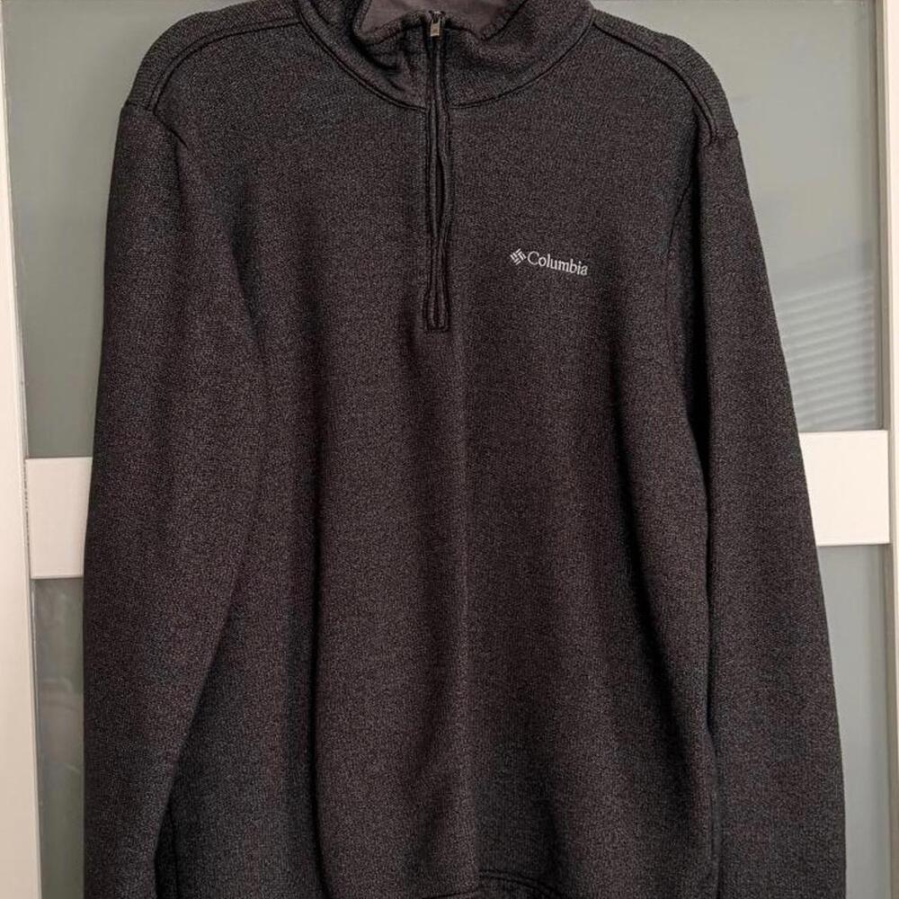 Men’s Columbia Sportswear Company Black Fleece-Pullover Size L